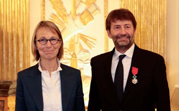 Françoise Nyssen e Dario Franceschini - Legion d'Onore a Parigi