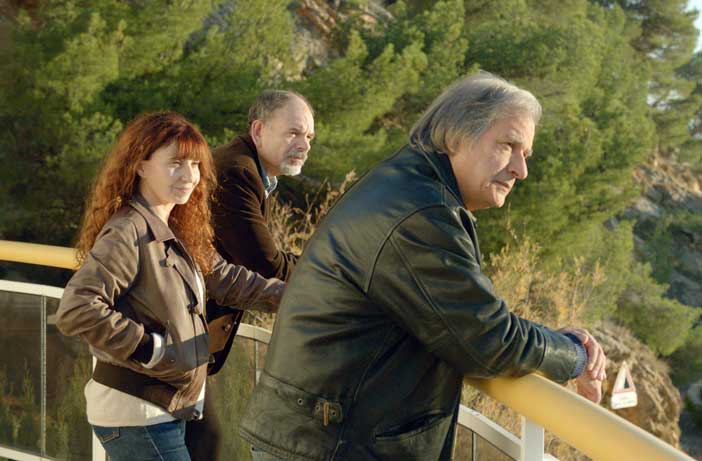 Ariane Ascaride, Jean-Pierre Darroussin e Gérard Meylan nel film " La casa sul mare "