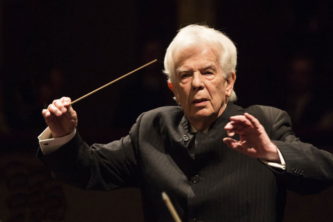 Il Maestro Christoph von Dohnányi - Ph. Brescia/Amisano - Il direttore d'orchestra tedesco dirigerà alla Scala Elektra di Strauss
