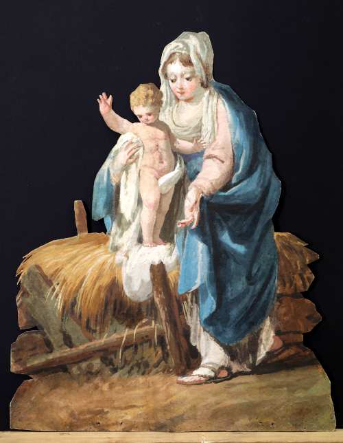Il Presepe di carta di Francesco Londonio. Madonna con il Bambino