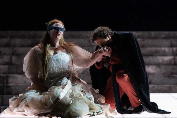 I puritani, Jessica Pratt (Elvira), Franco Vassallo (Sir Riccardo Forth) - ph Fabrizio Sansoni-Opera di Roma 2022