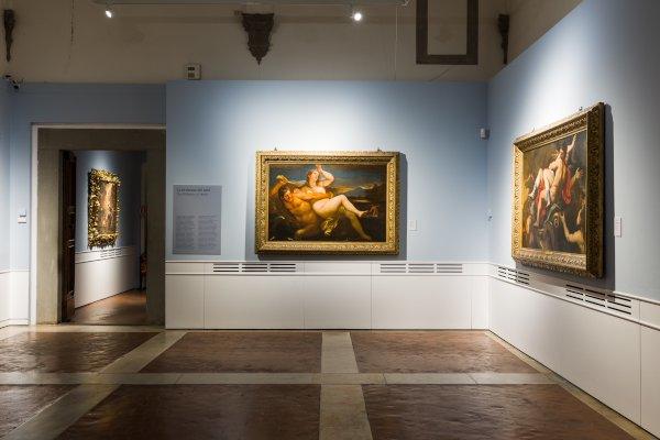 Luca Giordano. Maestro barocco a Firenze, Palazzo Medici Riccardi, un'immagine dell'allestimento della mostra - Ph. Nicola Neri